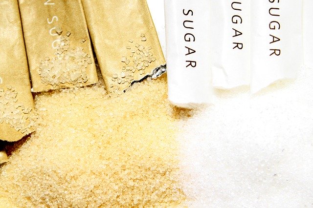 comparing white sugar to brown sugar for coffee use